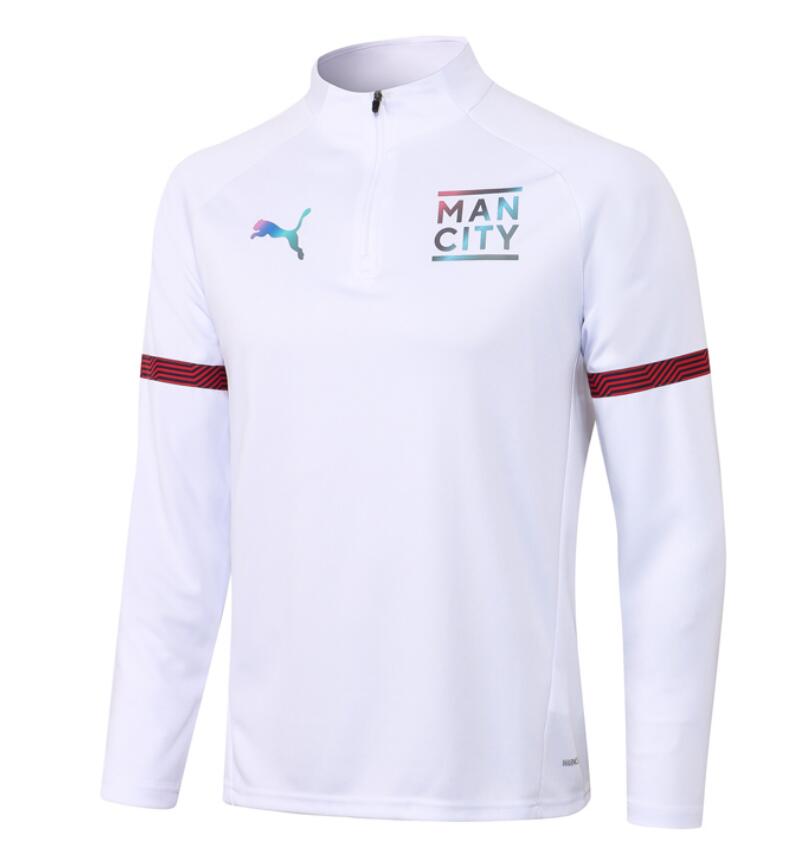 2021/22 Manchester City White Training Sweatshirt